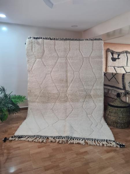 White Irtaza Marokkaans handgemaakt tapijt